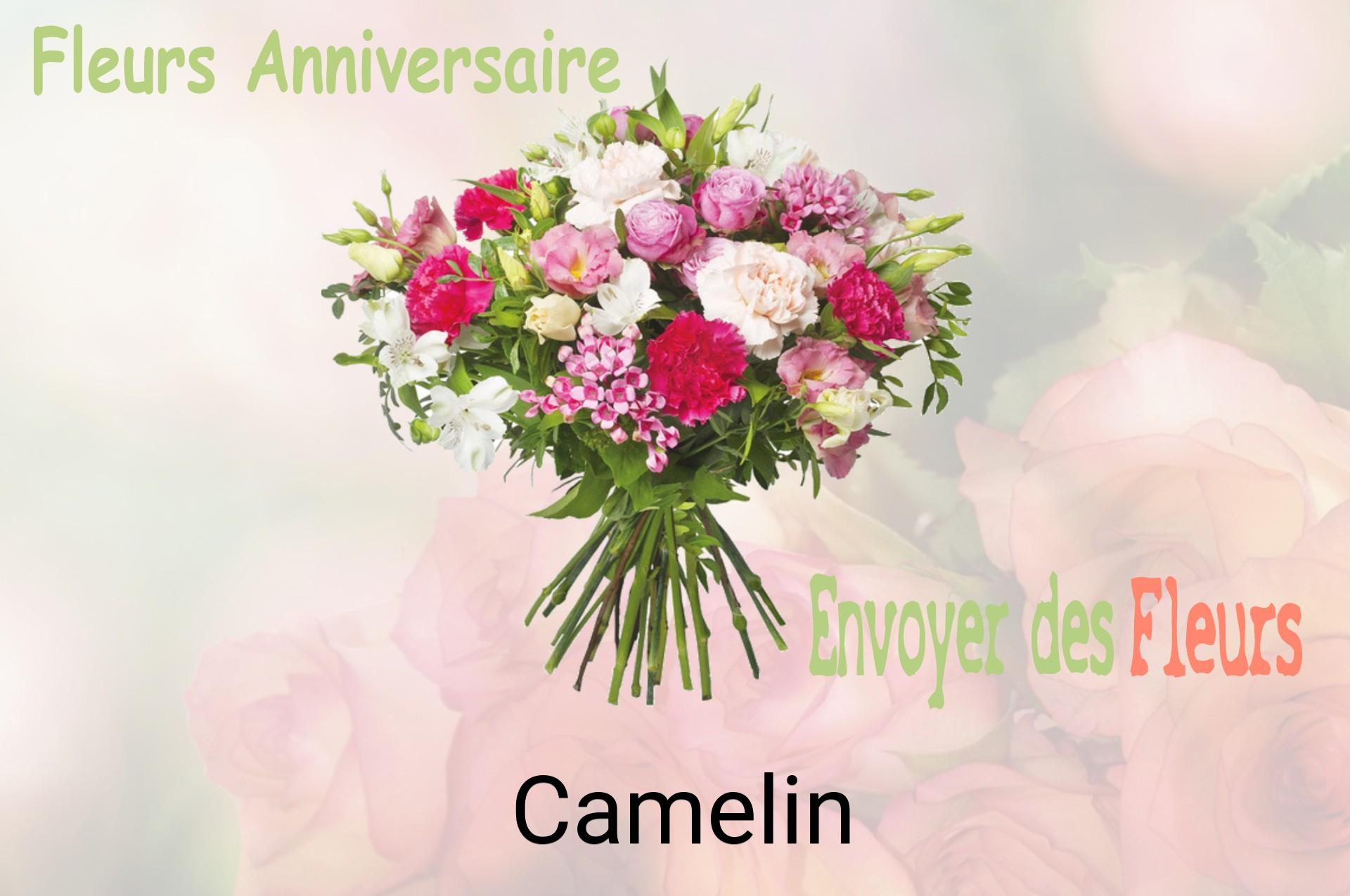 Bouquet de fleurs d’anniversaire livré à Camelin